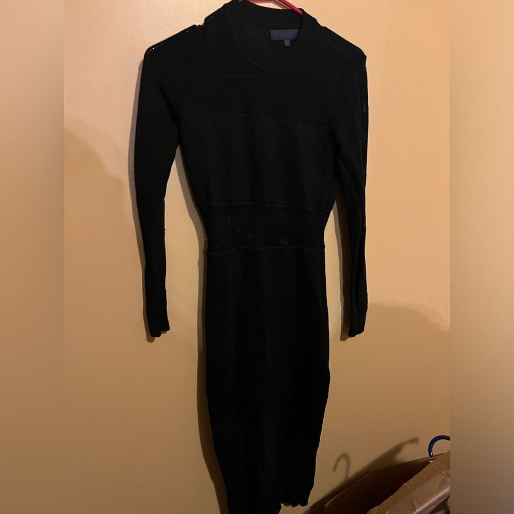 Rachel Roy black bodycon dress S